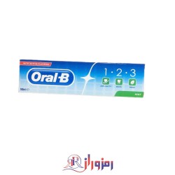 خمیر دندان اورال بی مدل 1.2.3حجم 100میل